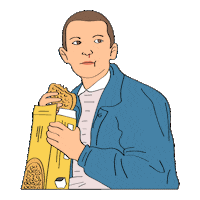 Hungry Stranger Things Sticker