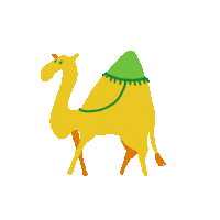 Walk Camel Sticker