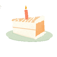 Celebrate Birthday Cake Sticker
