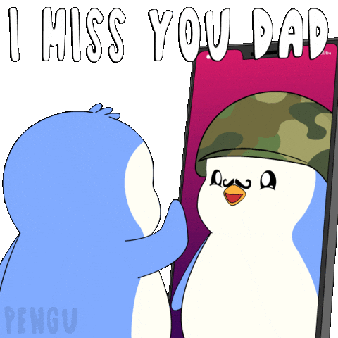 I Miss You Penguin Sticker by Pudgy Penguins