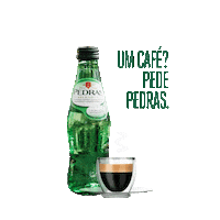 aguadaspedraspt cafe agua latte cappuccino Sticker