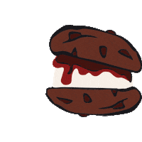 CookieTimeCookies halloween scary cookie bat Sticker