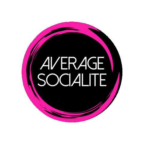 AverageSocialite average socialite averagesocialite Sticker