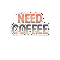 Tired Coffee First Sticker by Flowpio