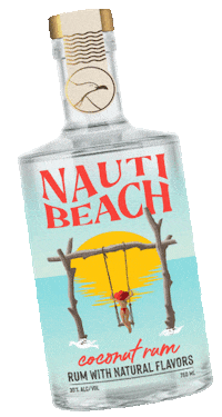 Coconut Rum Sticker by Drink Nauti
