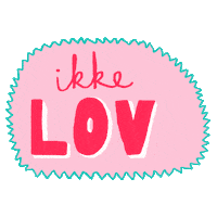 Nei Takk Love Sticker by Er det delbart?