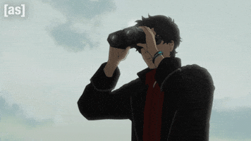 Look Looking GIF by Adult Swim
