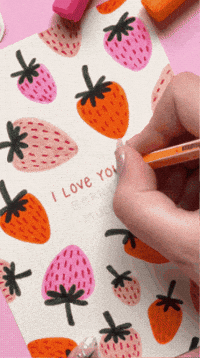 I Love You Pink GIF by STABILO
