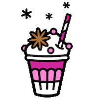 Creamycinnamon Milchschaum Sticker by bilou