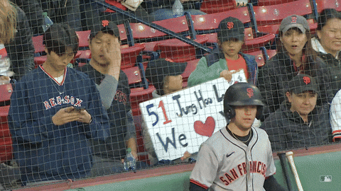 We Love You Hearts GIF by San Francisco Giants