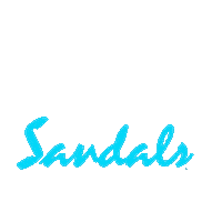 beach vacation Sticker by Sandals Resorts