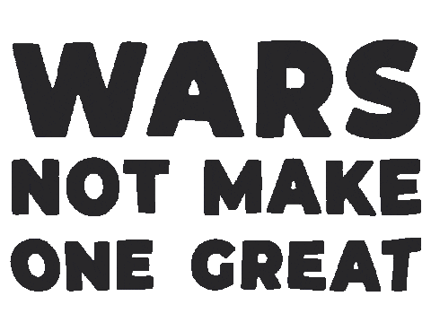 War Text Sticker by MULTI AWESOME STUDIO