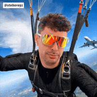 Up In The Air Falling GIF