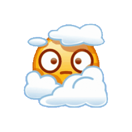 Emoji Clouds Sticker by Bel Diniz