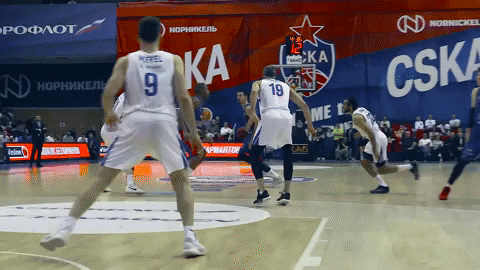 kyle hines basketball GIF by CSKA Moscow