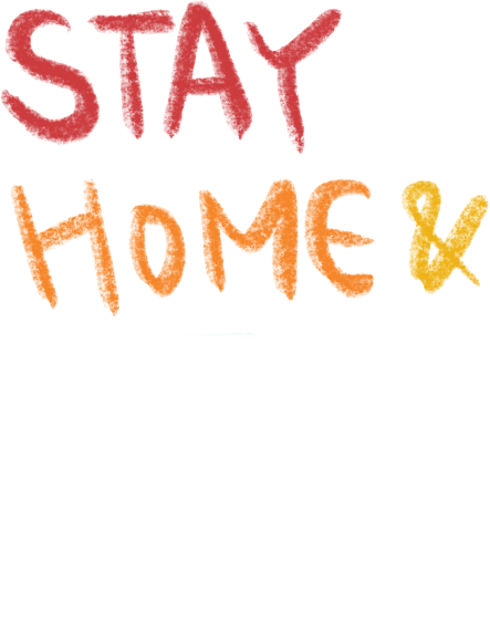 Stay Home Sticker by Eat REAL