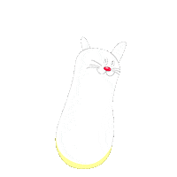ale_cremer cat animals animal jump Sticker