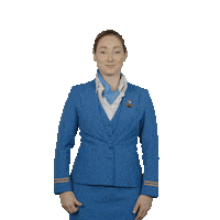 Happy Well Done Sticker by KLM