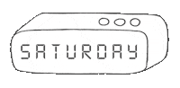Blinking Alarm Clock Sticker by The Influence Agency