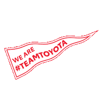 Flag Teamtoyota Sticker by Toyota Canada