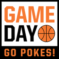 game day wrestling Sticker by Oklahoma State University