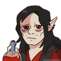 Sad Blood Sticker