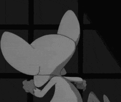 pinky and the brain art GIF by hoppip