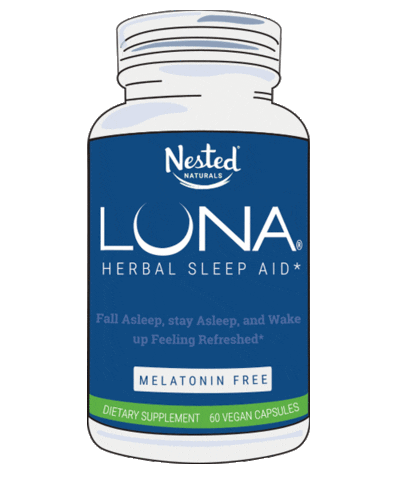 nestednaturals sleep bottle luna supplements Sticker