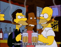 homer simpson barney grumble GIF