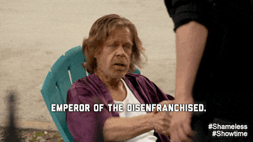 frank gallagher ruler GIF by Showtime