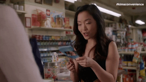 Excited Andrea Bang GIF by Kim's Convenience
