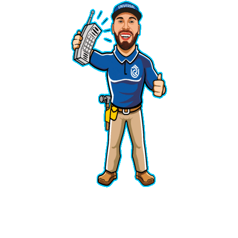 Roofer Urc Sticker by Universal Roofing & Construction