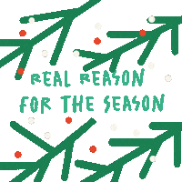 Christmas Real Reason Sticker by Glorify App