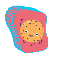 Batchduk cookie cookies cookie dough happy cookie Sticker