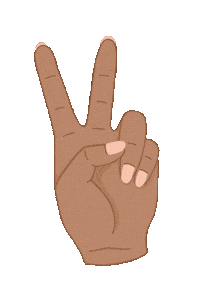 Peace Hands Sticker