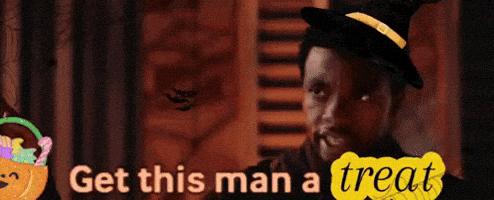 Black Panther Halloween GIF