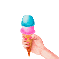 Happy Ice Cream Sticker by Color Snack Creative Studio