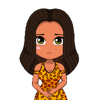 unimpressed african american Sticker by Oh So Paper