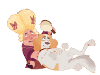 Grooming Royal Dog Sticker by Mediatoon Distribution