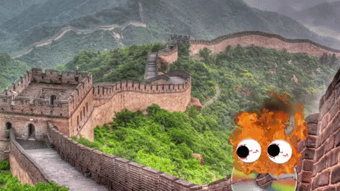 the great wall fire GIF by Dillon Francis