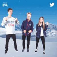 winter olympics shaka GIF by Twitter