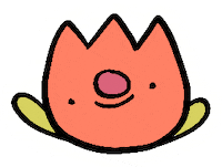 Happy Illustration Sticker