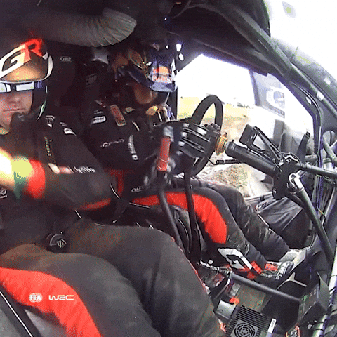 Leaving Get Out GIF by FIA World Rally Championship