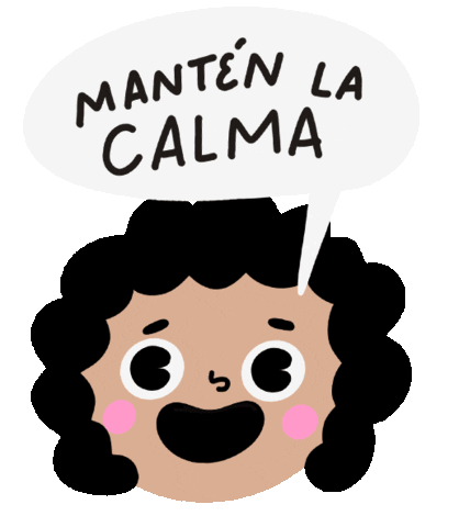 Relax Corona Sticker by Mari Briceno