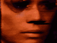 robertomalanoart sad glitch vhs glitchart GIF