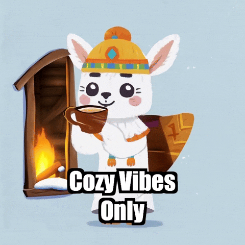 Hot Cocoa Snow GIF by Llamaozi