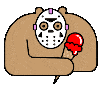 Ice Cream Halloween Sticker