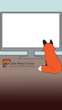Computer Monitor Sticker by Little Metal Foxes