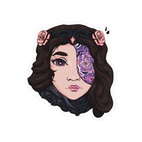 Hel Artisankeycaps Sticker by Lukemala Creative Studio