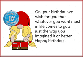 Happy Birthday Gnome GIF